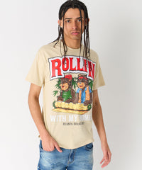 Keep Rollin Short Sleeve Tee - Khaki