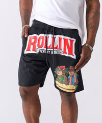 Cheech & Chong Rollin Homies Mesh Short - Black