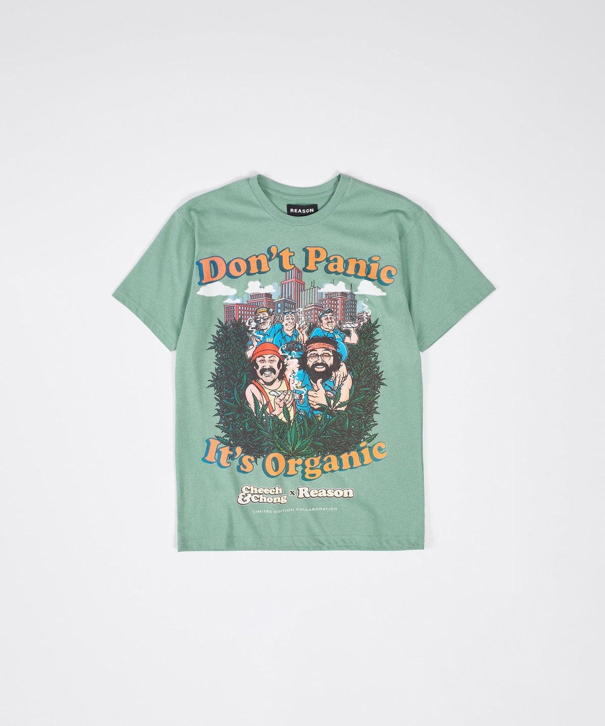 Plus Size Cheech & Chong Short Sleeve Tee - Teal