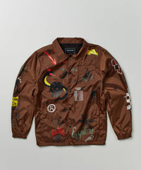 Gritty Coaches Jacket - Brown
