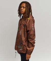 Gritty Coaches Jacket - Brown