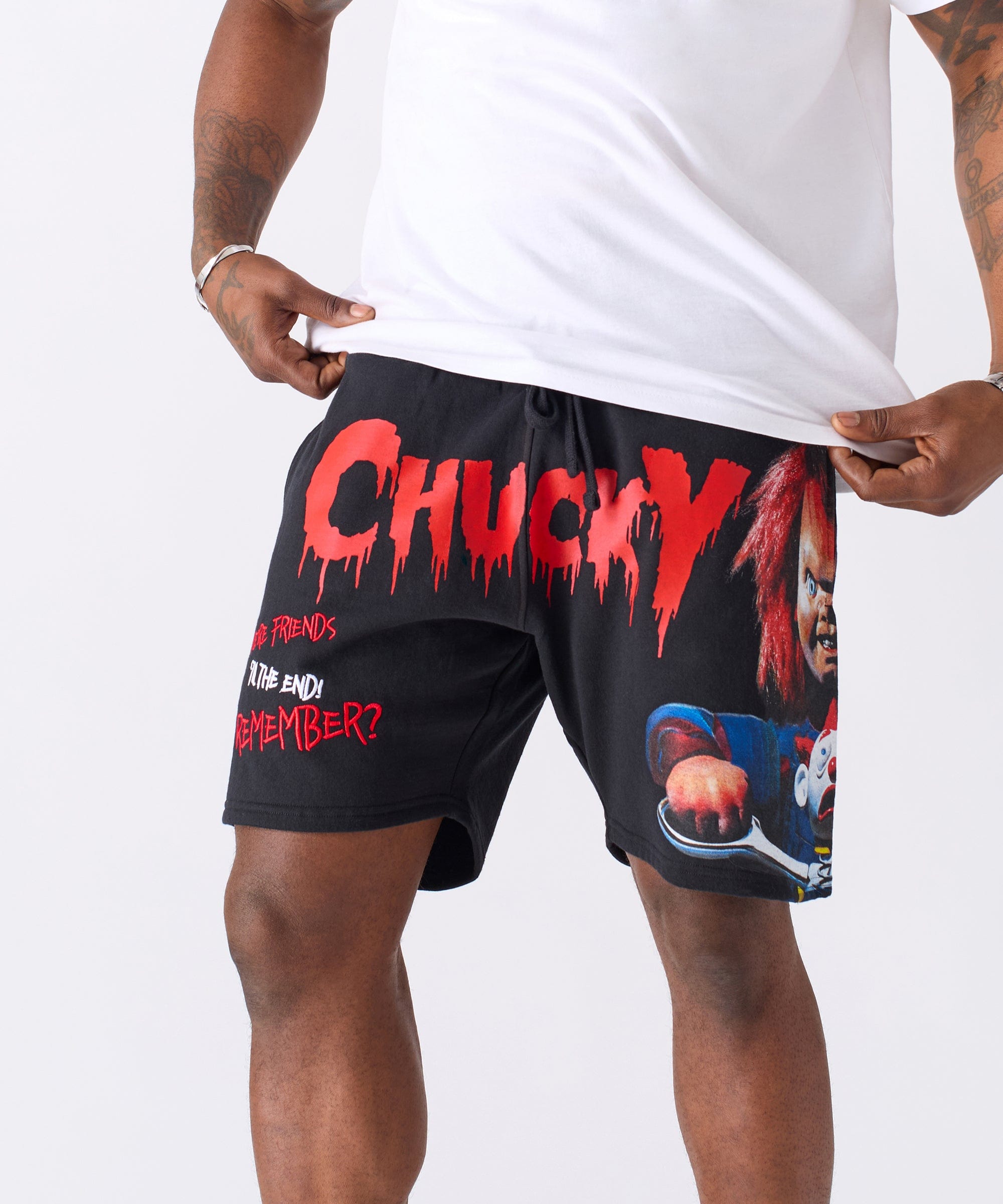 Chucky Till The End Fleece Short - Black