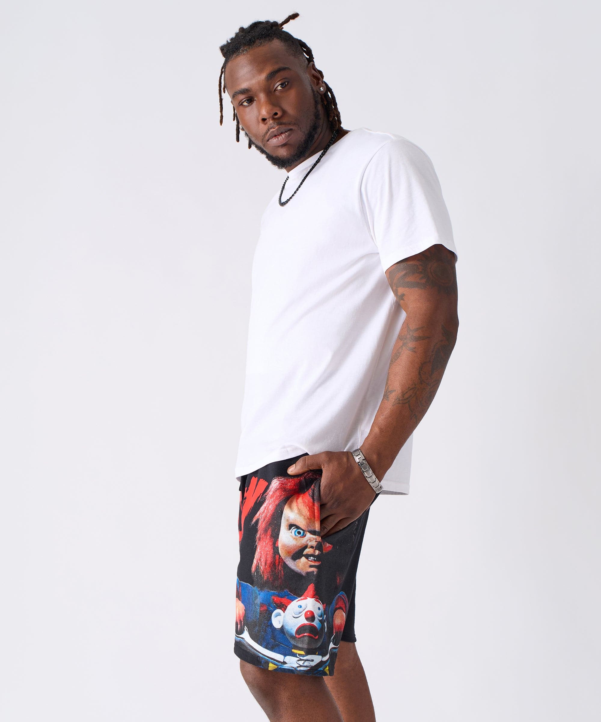 Chucky Till The End Fleece Short - Black