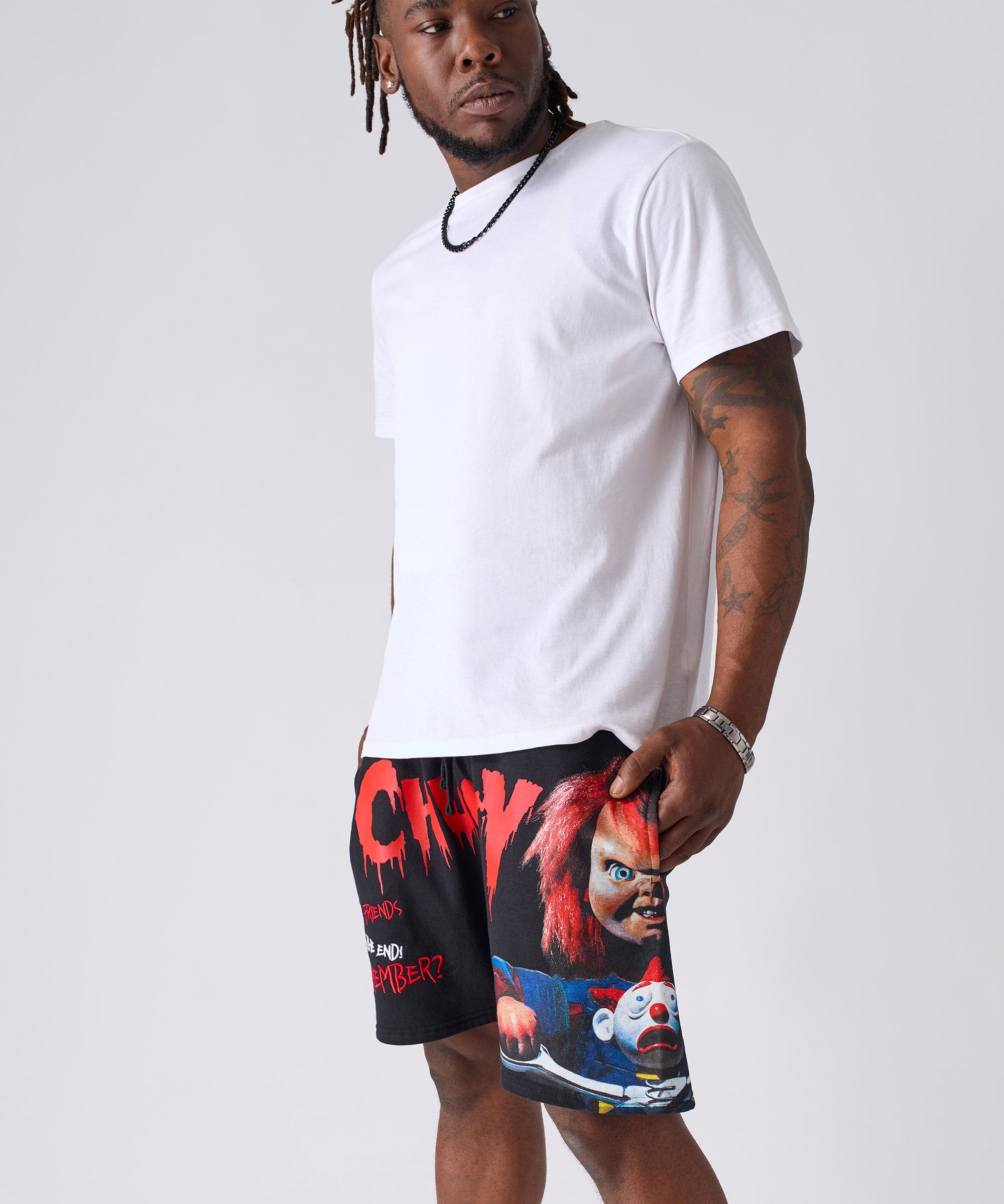 Chucky Till The End Fleece Short - Black