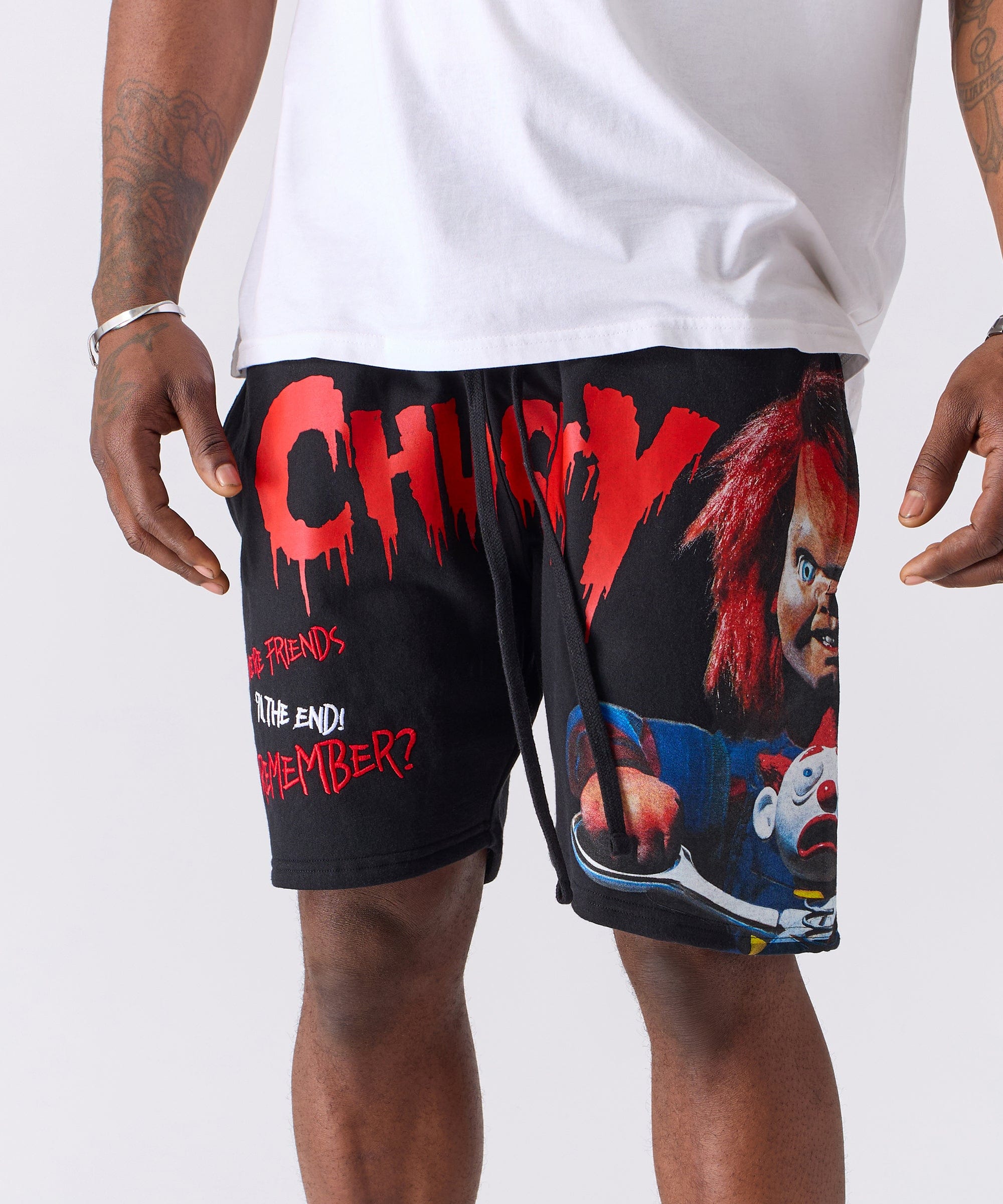 Chucky Till The End Fleece Short - Black