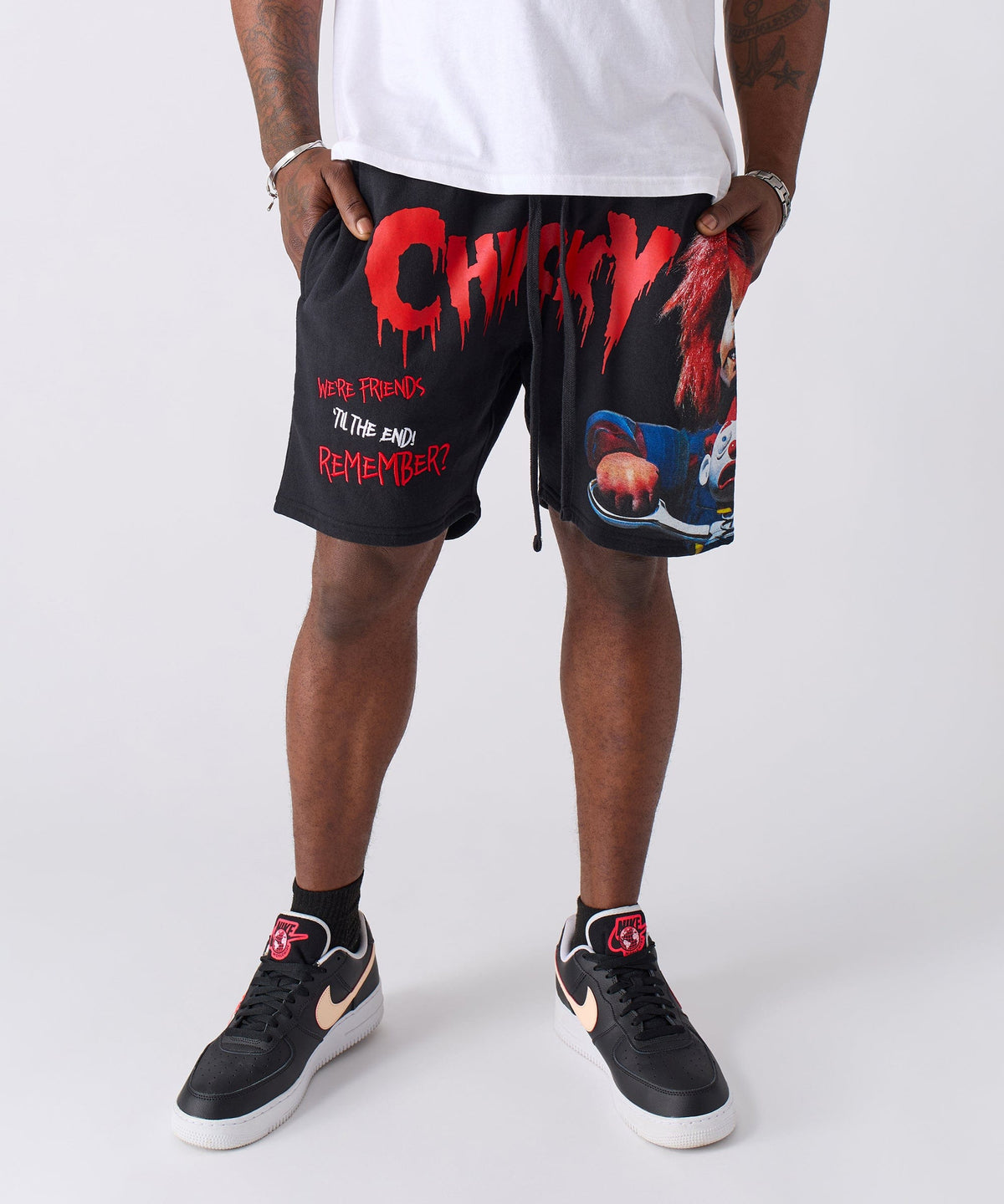 Chucky Till The End Fleece Short - Black