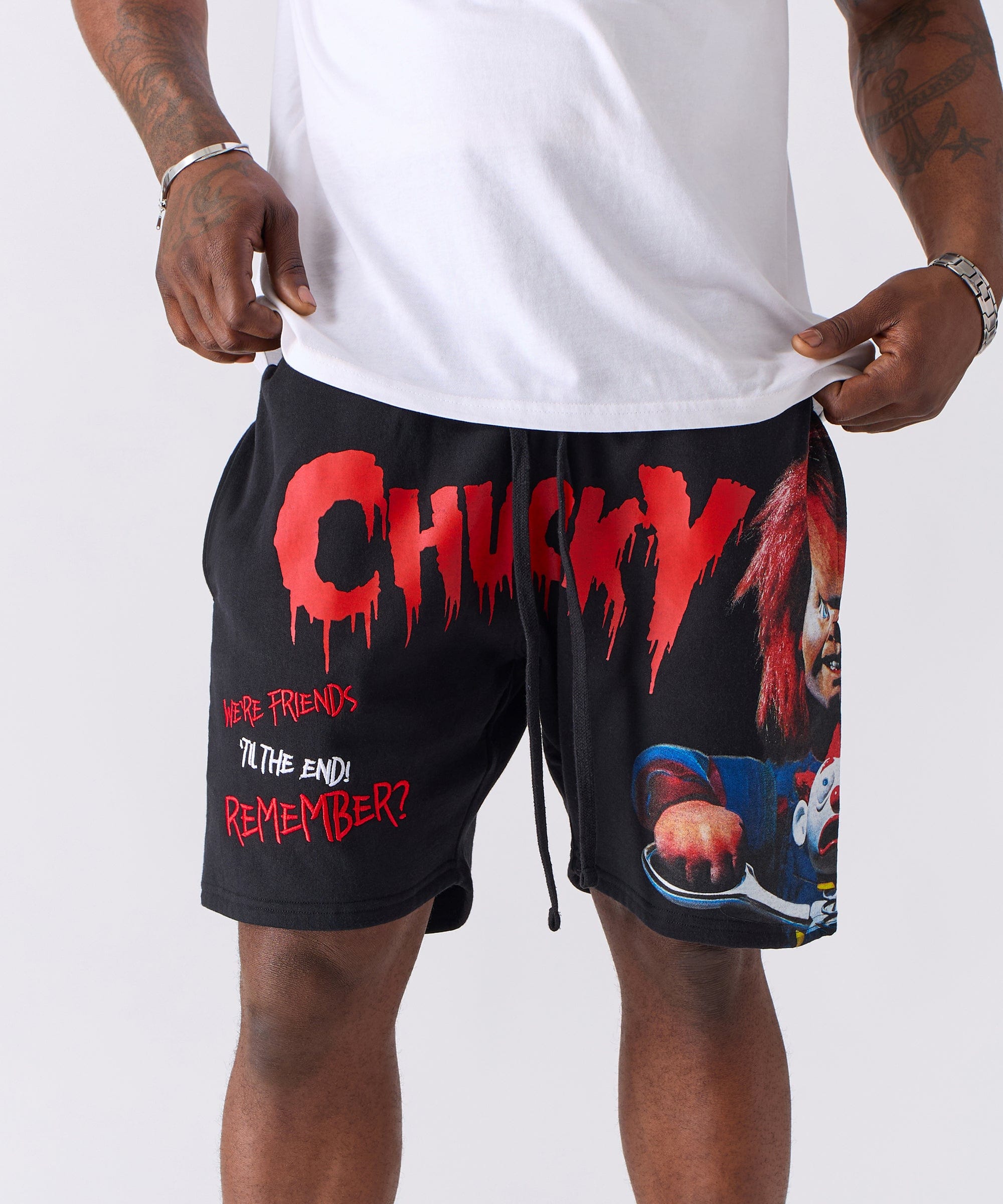 Chucky Till The End Fleece Short - Black