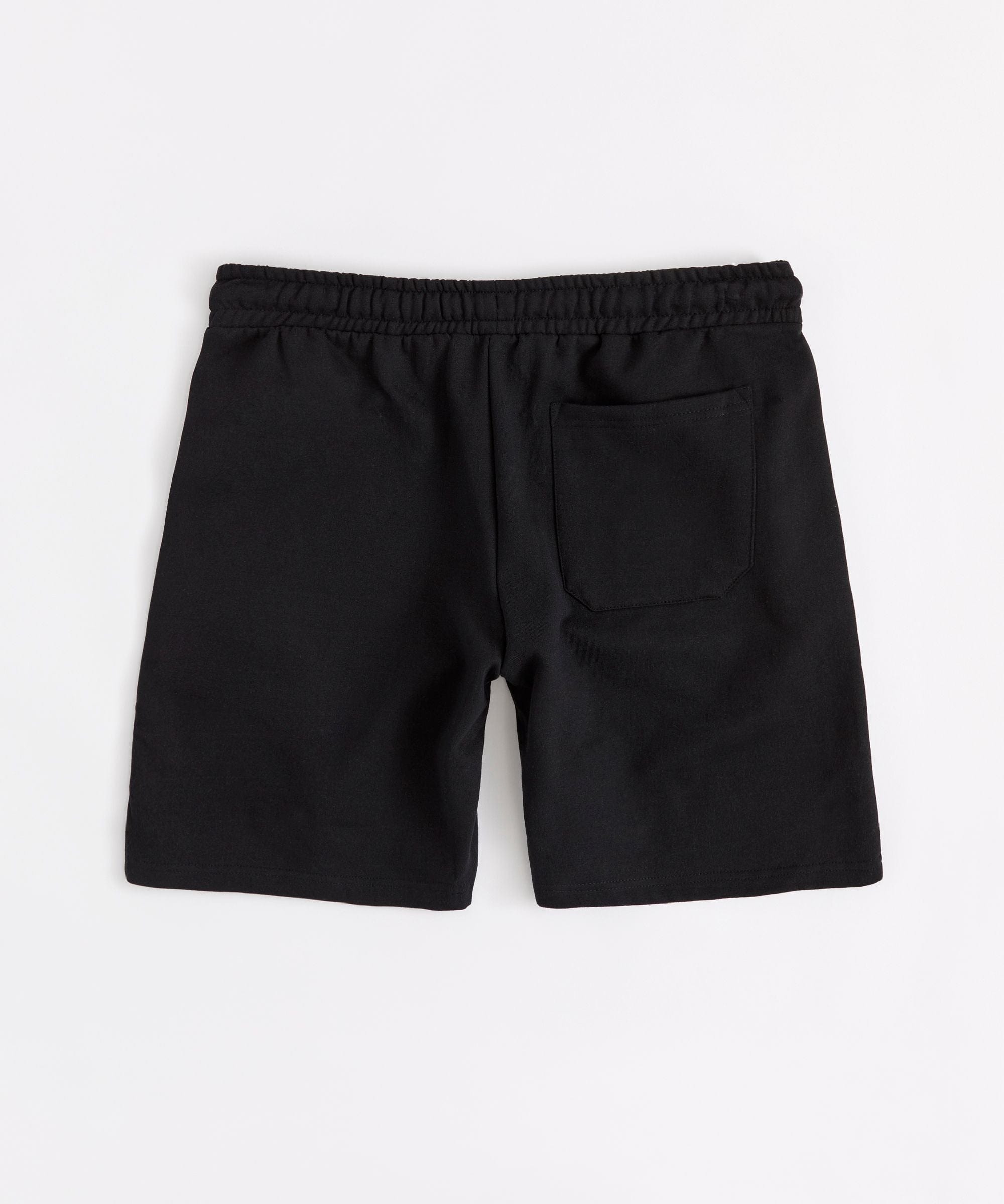 Chucky Fleece Embroidered Short - Black