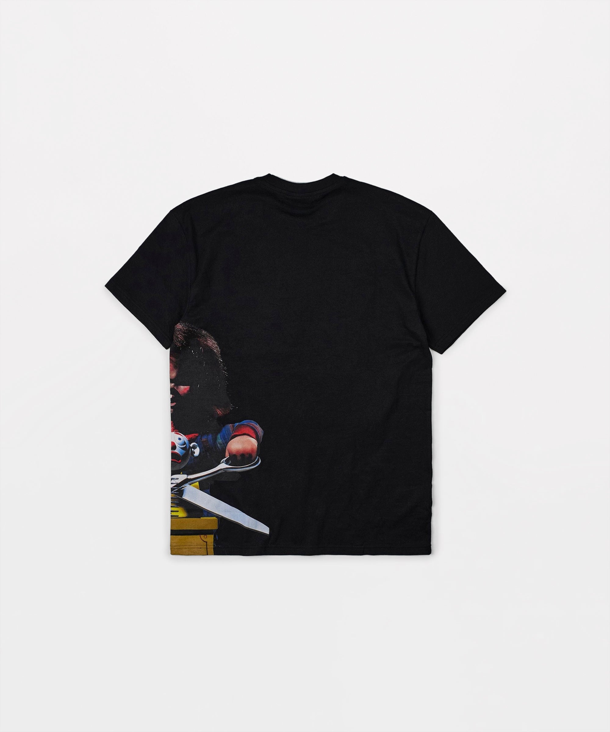 Plus Size Chucky Shorts Sleeve Tee - Black