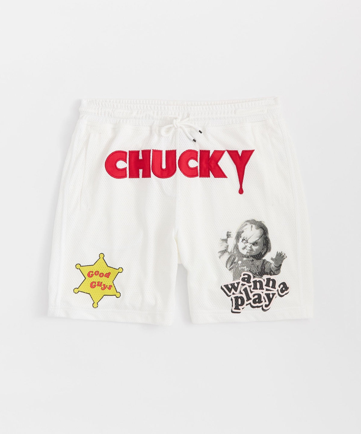 Chucky Good Guys Mesh Short - White