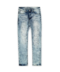 Thomas Rip And Repair Denim Jeans - Blue