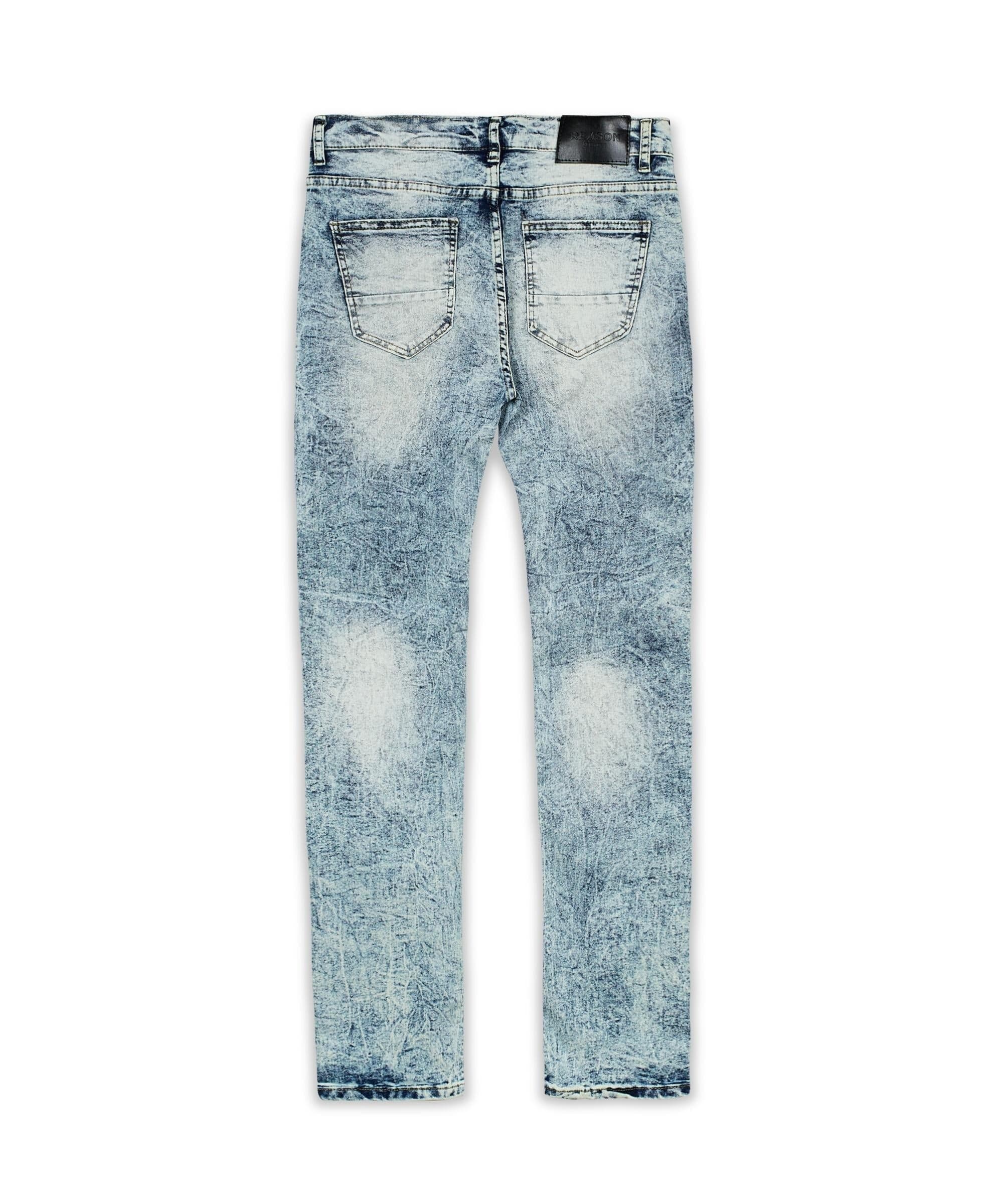 Thomas Rip And Repair Denim Jeans - Blue