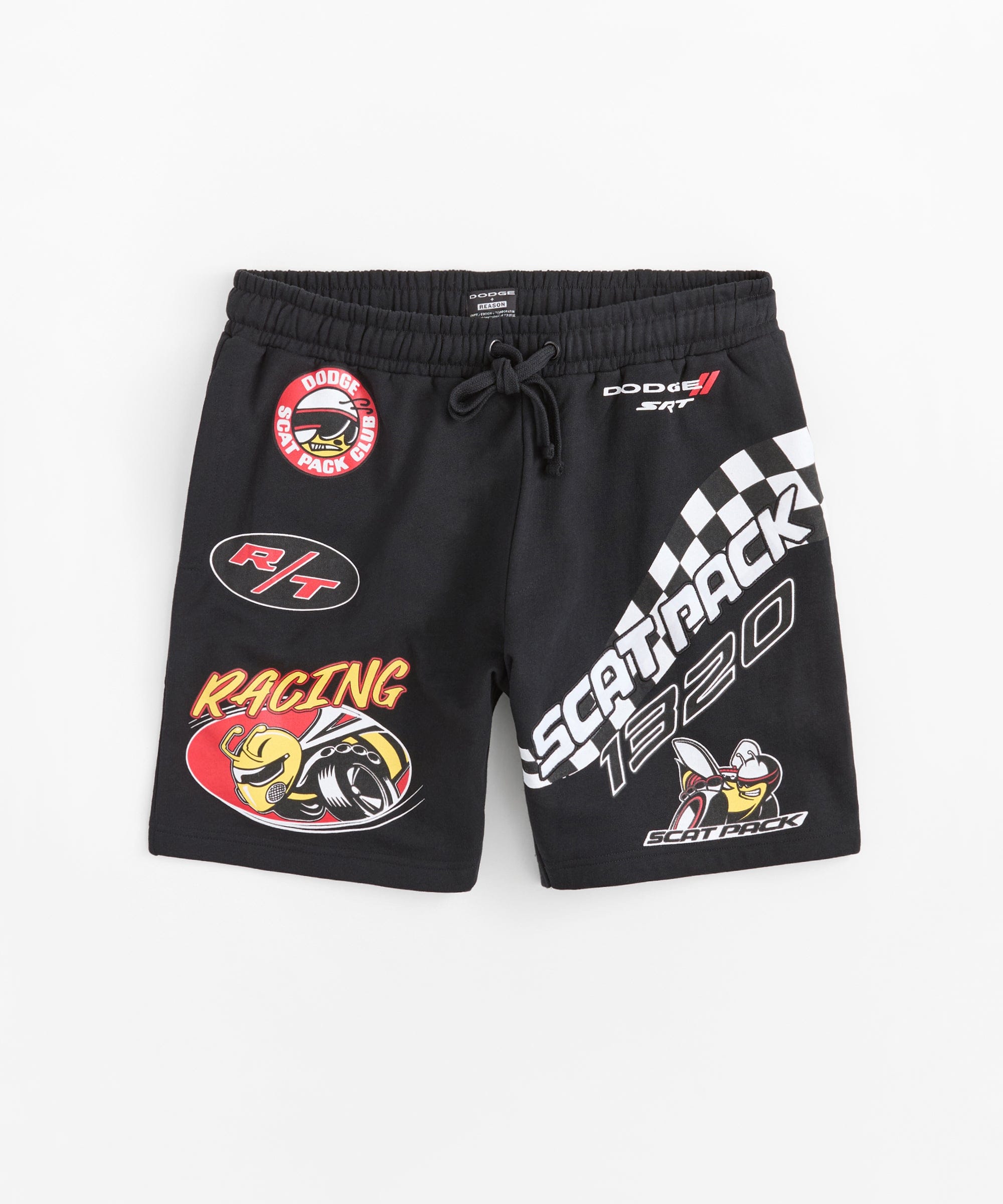 Dodge Demon Racing Embroidered Short - Black
