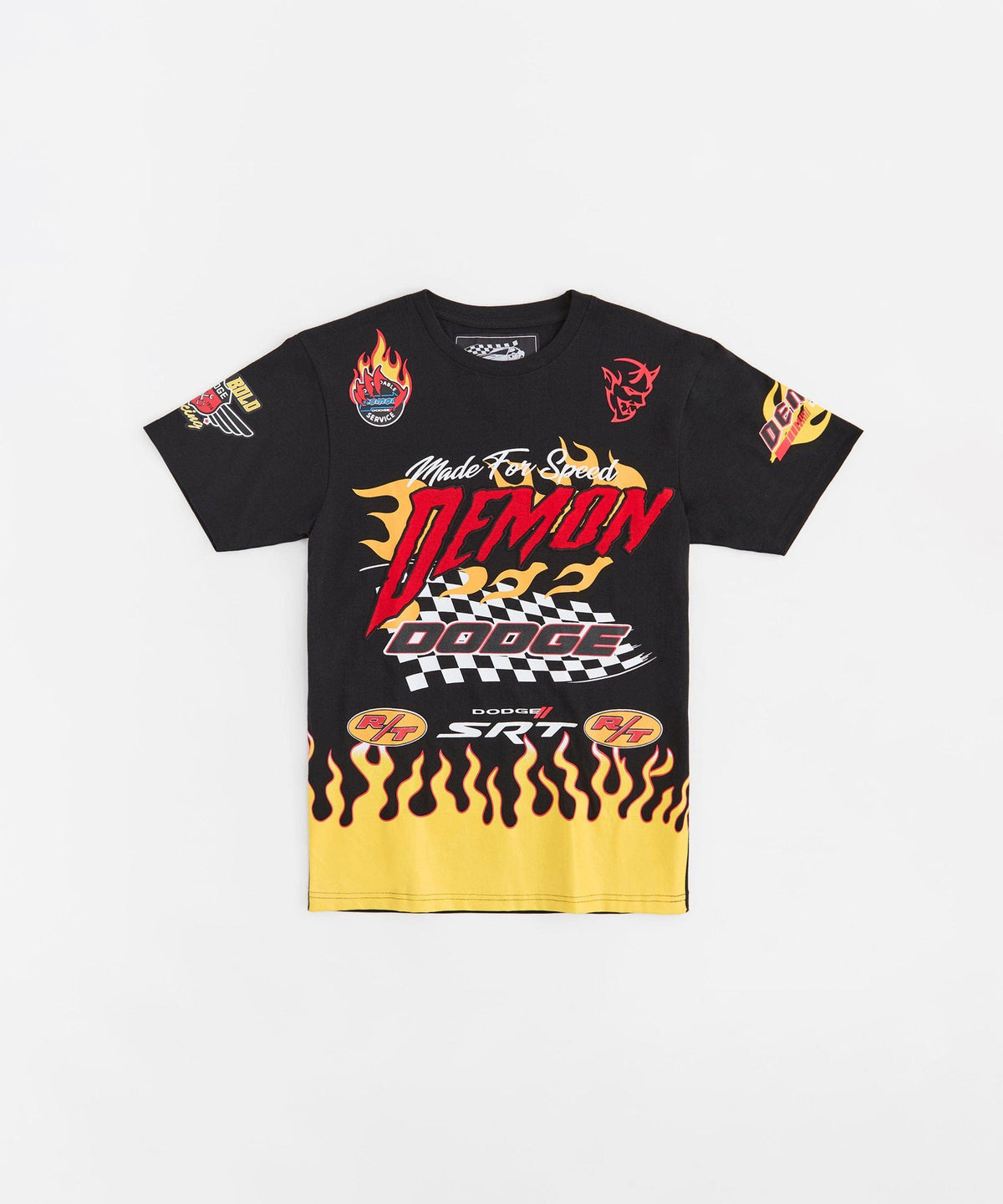 Dodge Demon Speed Racing Short Sleeve Tee - Black