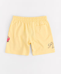 Dodge Hellcat Speed Applique Fleece Short - Tan