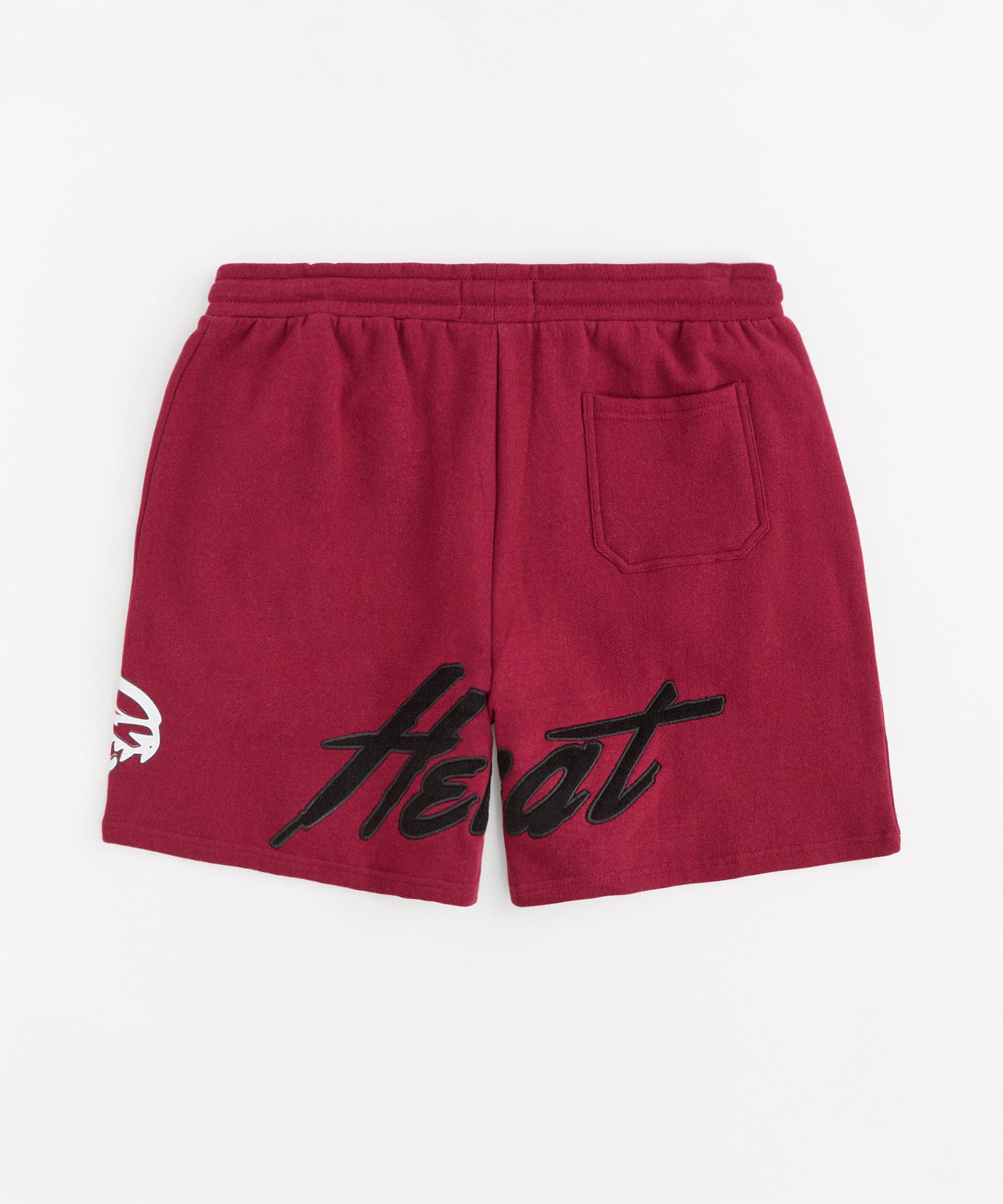 Hellcat Embroidered Fleece Shorts - Burgundy