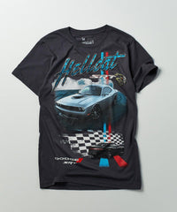 Kids Dodge Hellcat Srt Short Sleeve Tee - Dark Grey