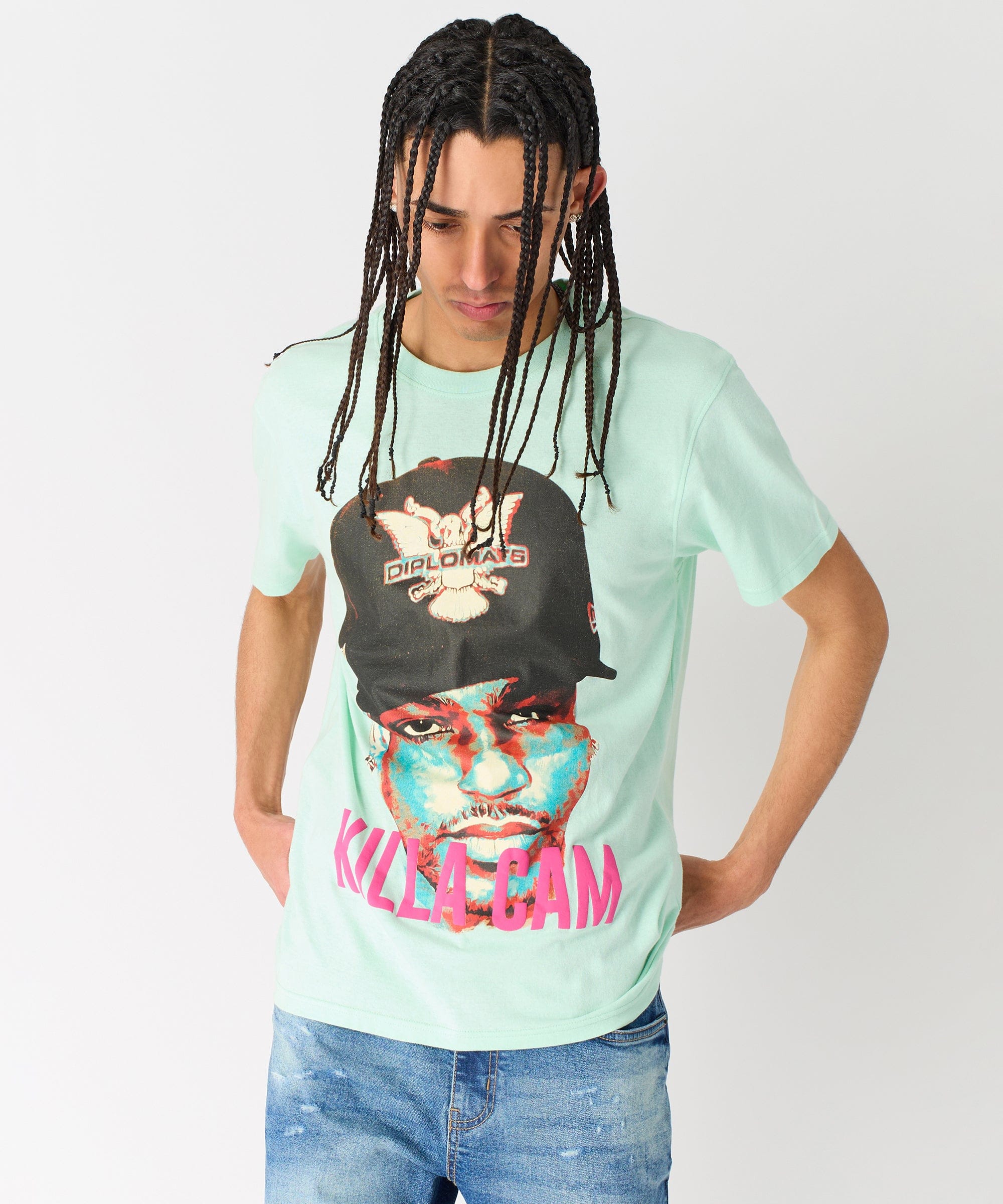 Portrait Short Sleeve Tee - Teal