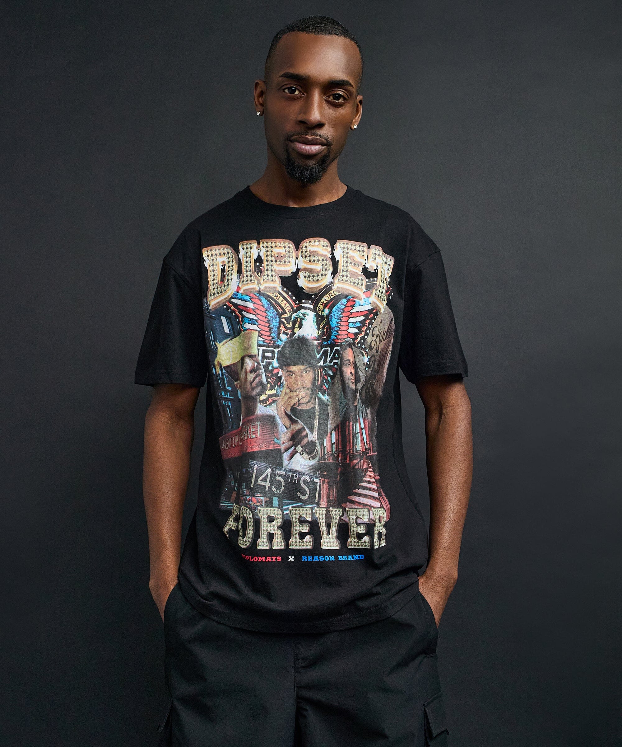 Forever Short Sleeve Tee - Black