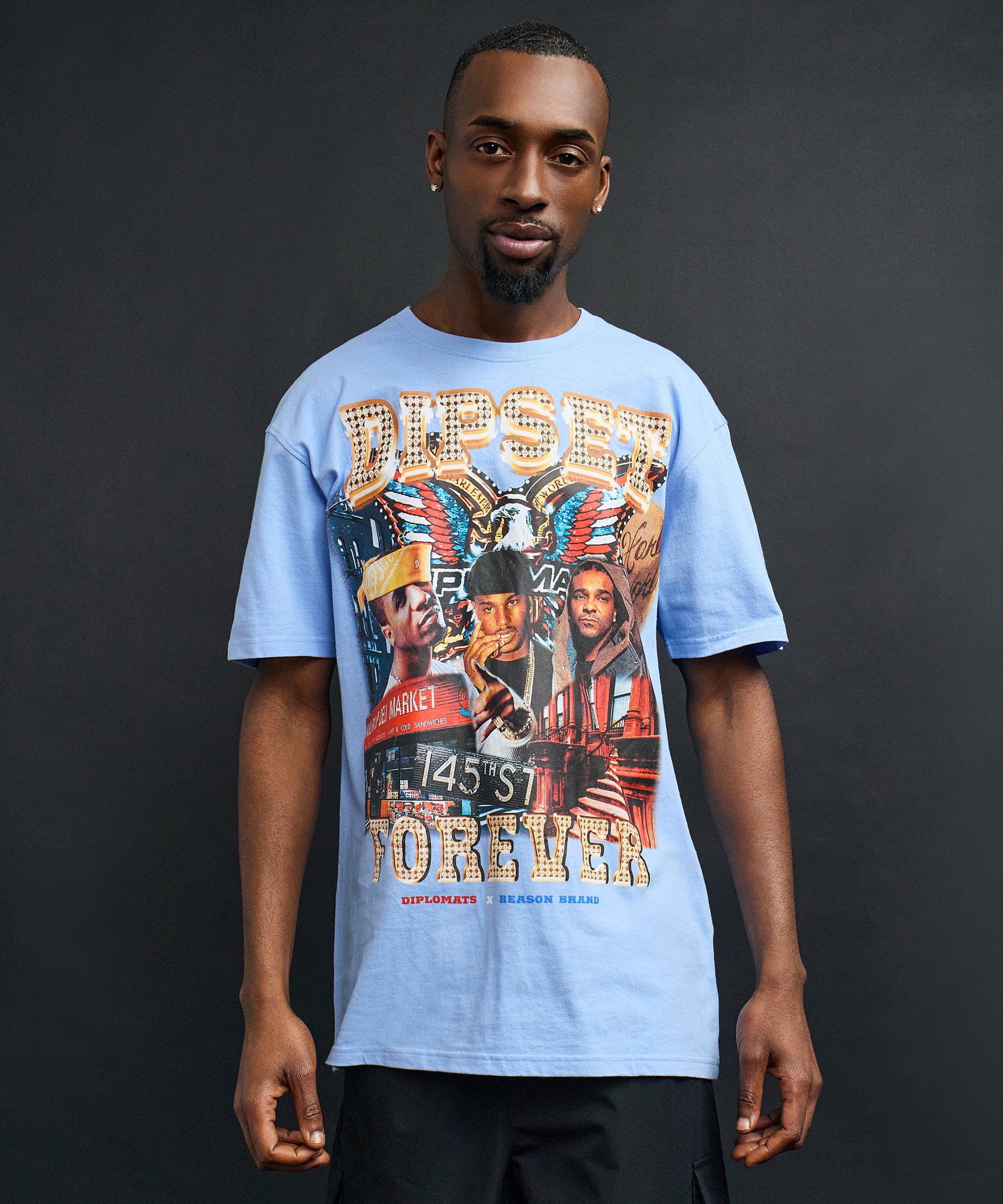 Forever Short Sleeve Tee - Light Blue