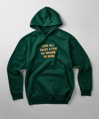 Kids Mini Love All Hoodie - Green