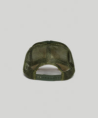 LA Embroidery Trucker Hat - Olive Green