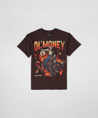 Ol' Money Short Sleeve Tee - Brown
