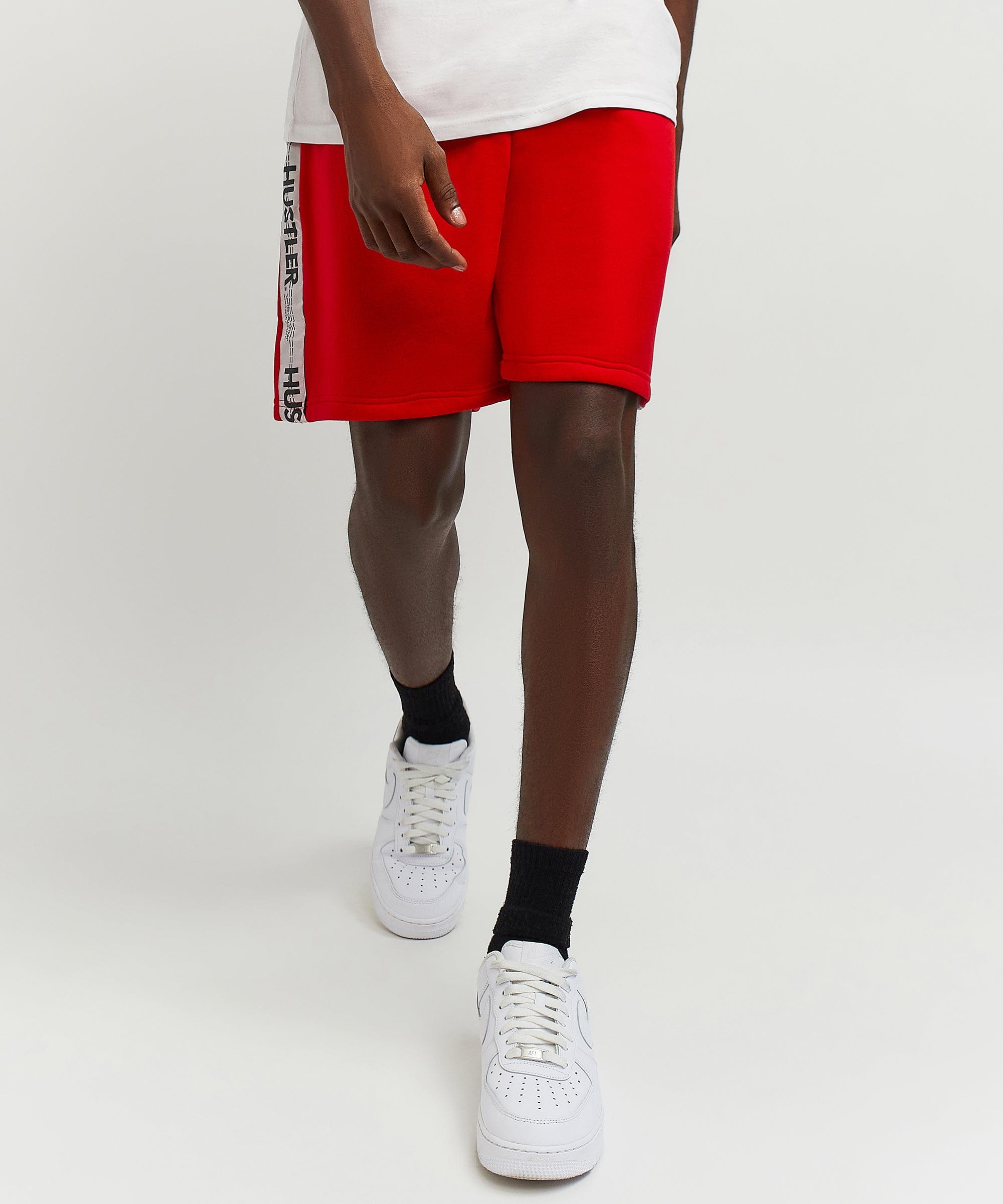 Hustler Side Taped Short - Red