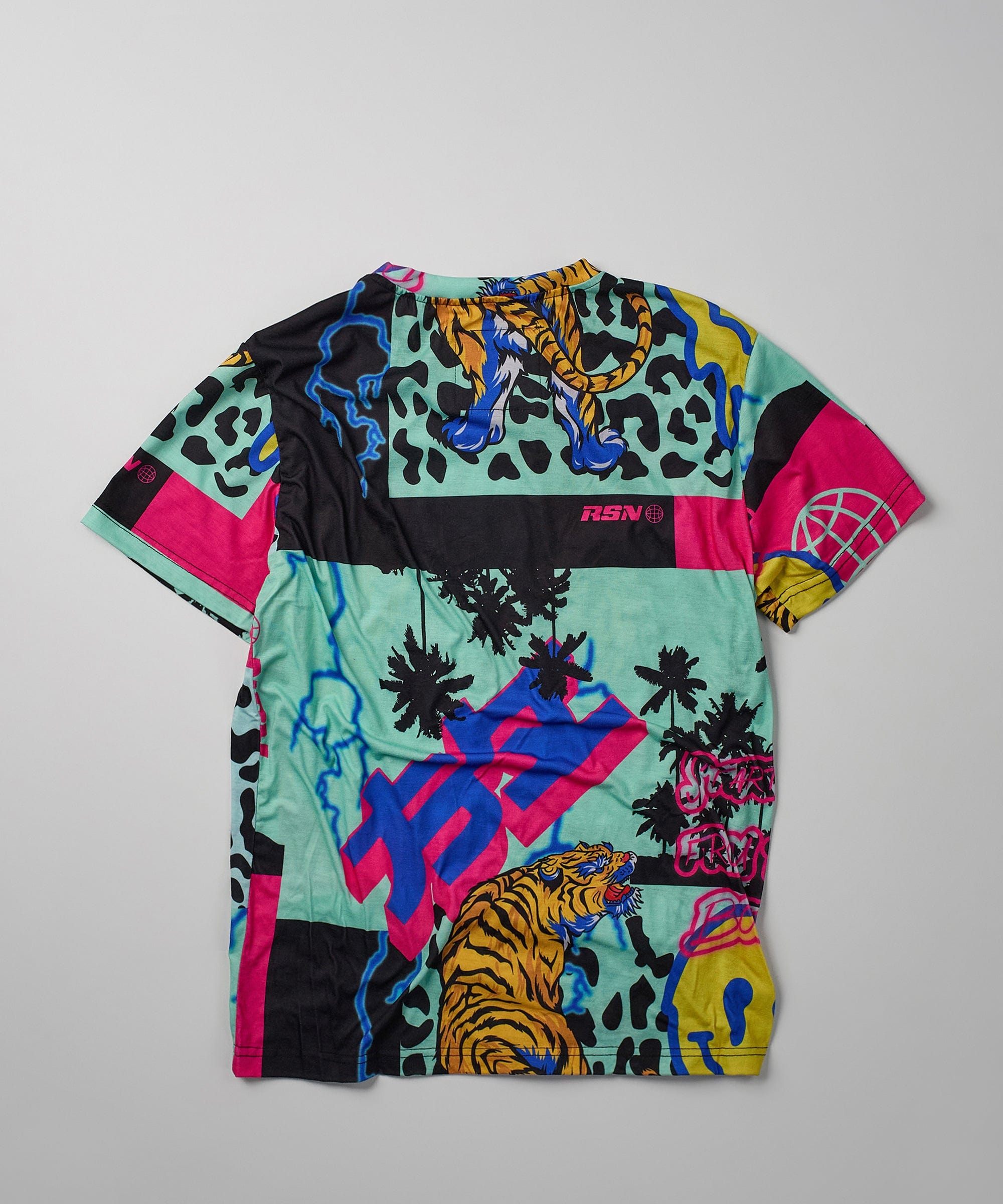 Drippy Jungle Allover Print Graphic Tee
