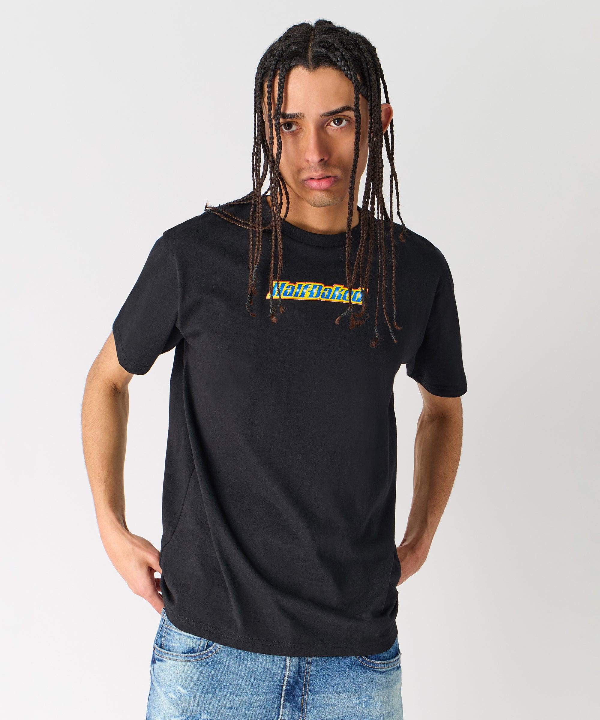 Half Baked Logo Short Sleeve Tee - Black