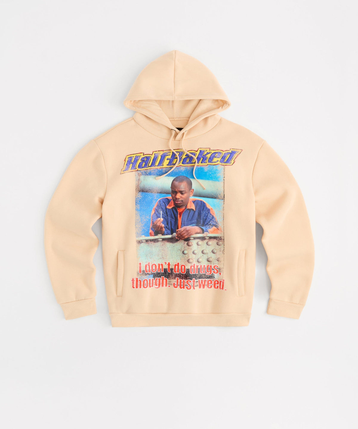 Half Baked Just Weed Hoodie - Khaki