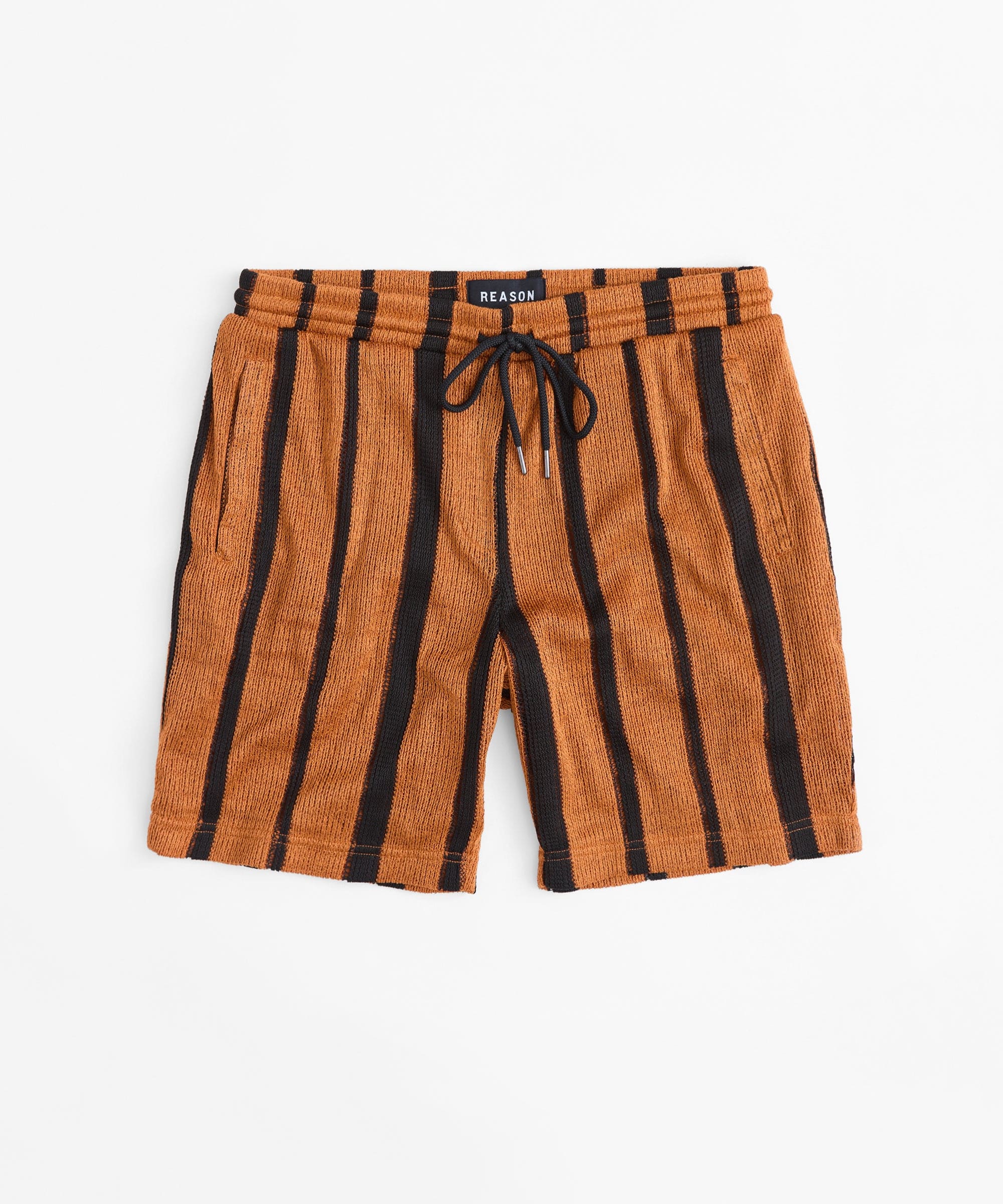 Textured Knit Short - Brown