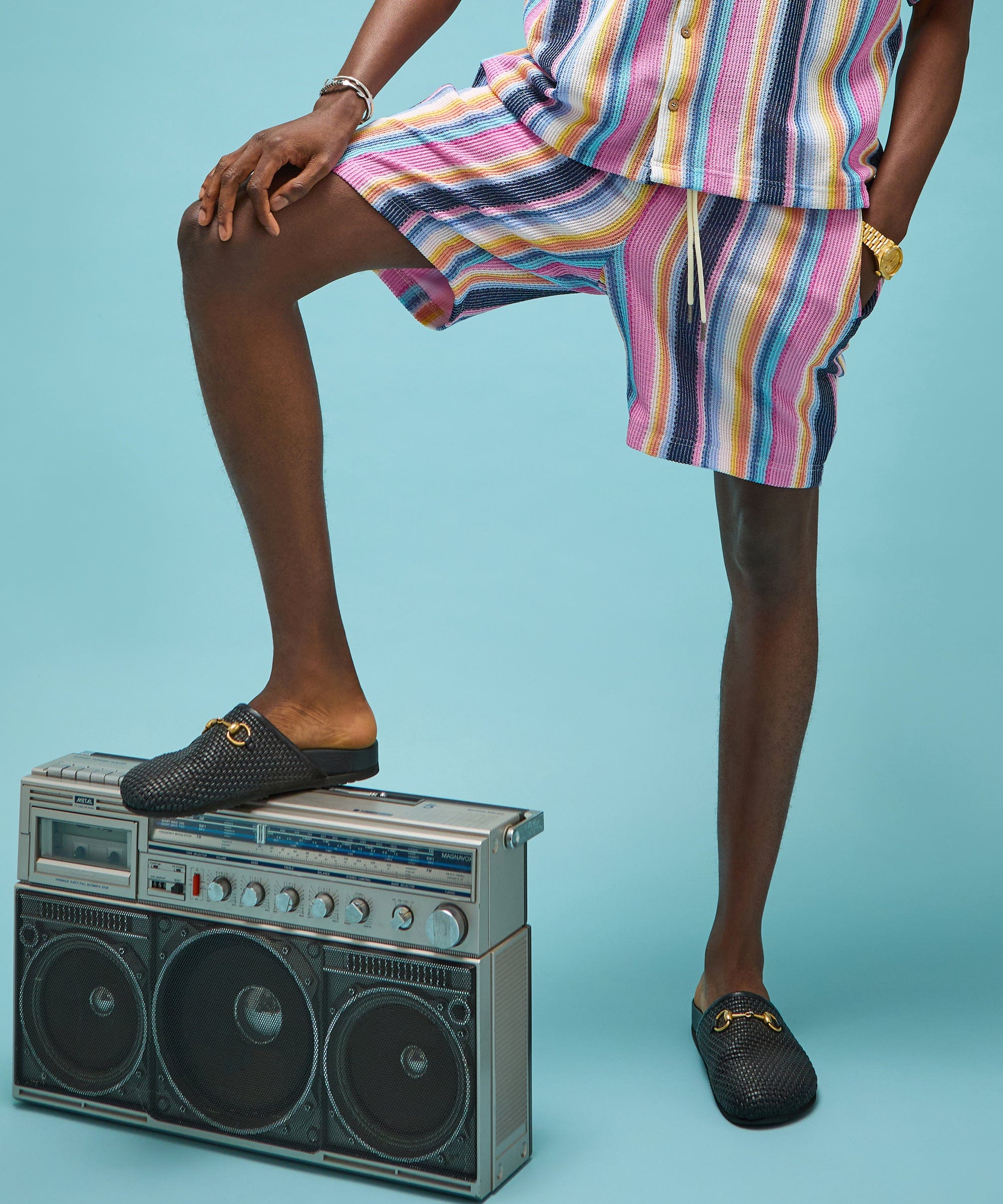 Textured Short - Purple