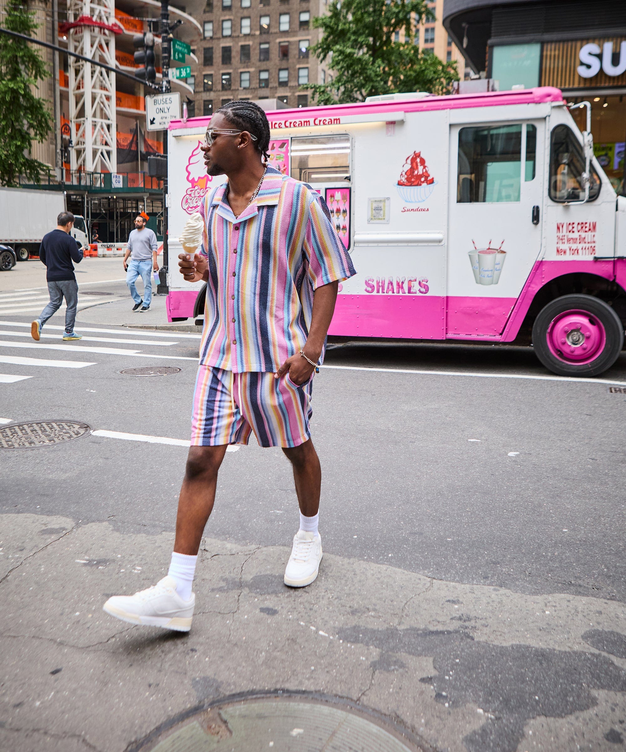 Textured Short Sleeve Button Down Shirt