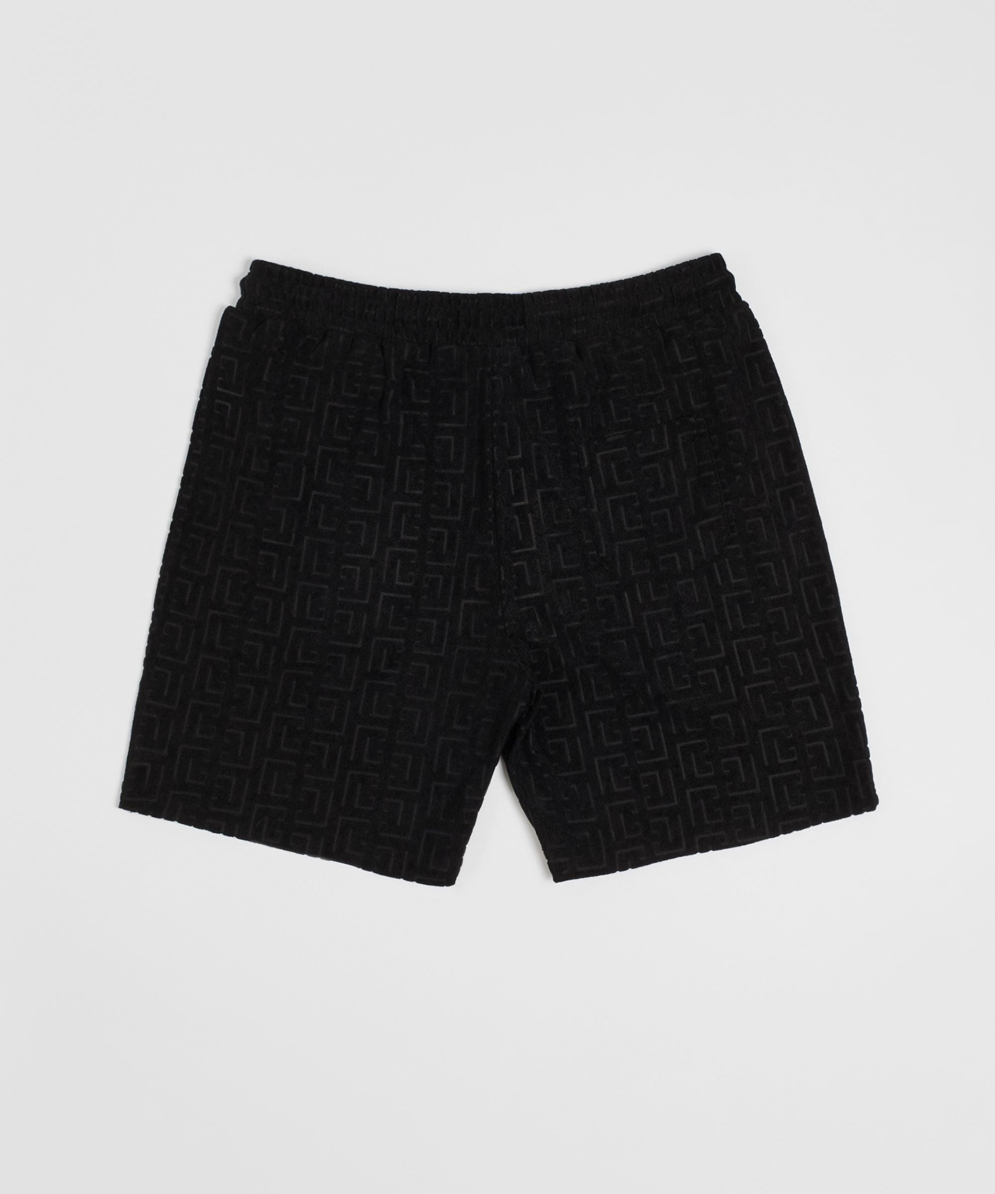 Greco Embossed Towel Set - Black