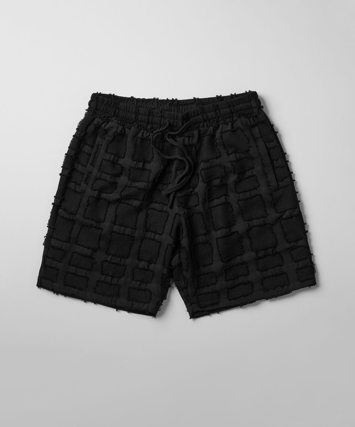 Kids Textured Short - Black