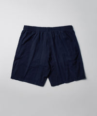 Jacquard Knit Textured Short - Navy