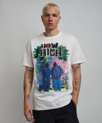 How High Bootleg Short Sleeve Tee - White