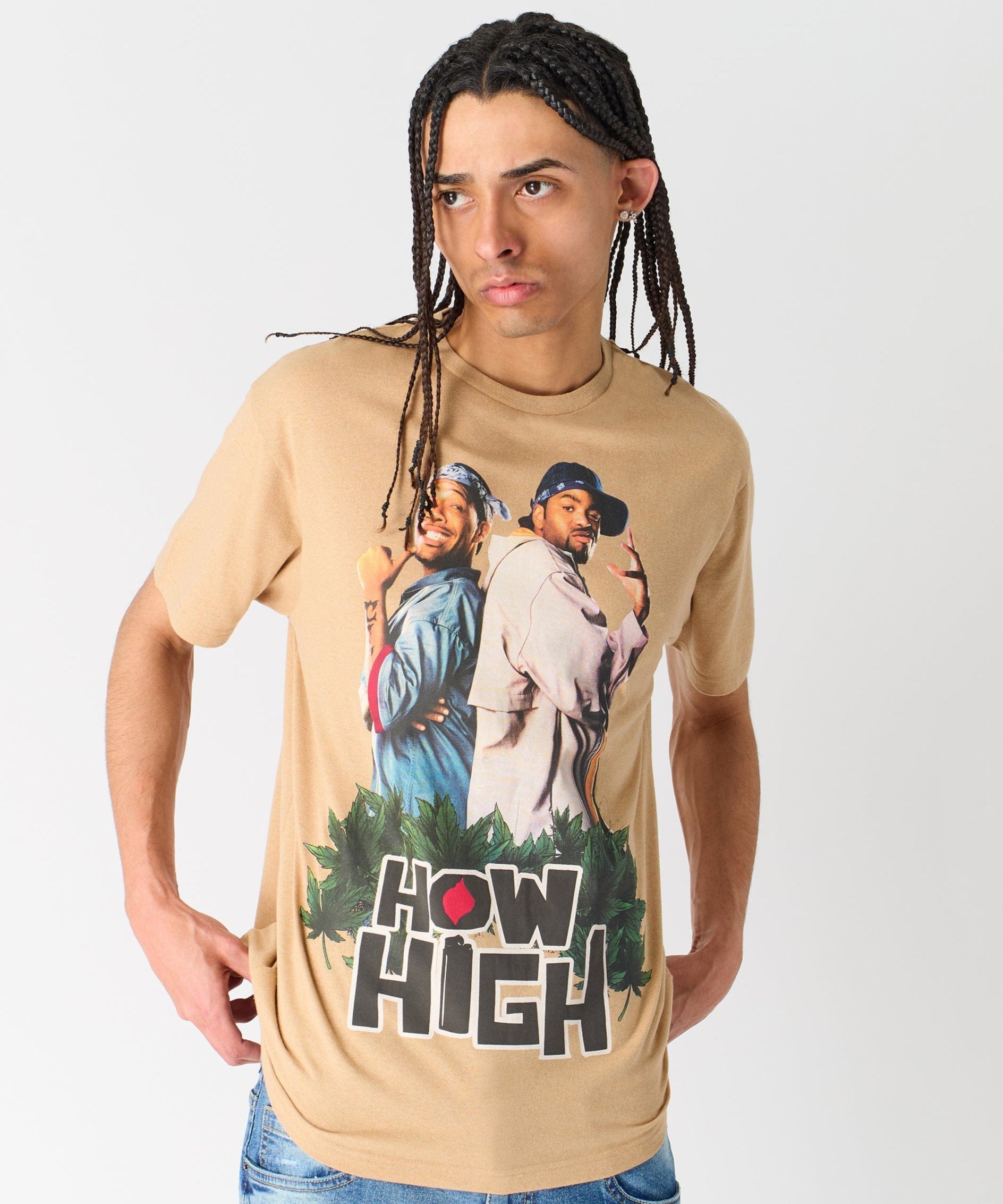 How High Short Sleeve Tee - Khaki