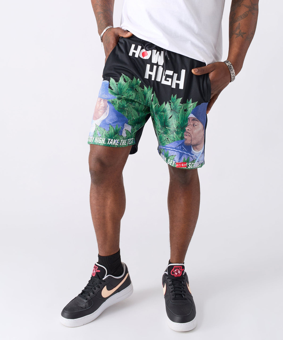 How High Mesh Short - Black