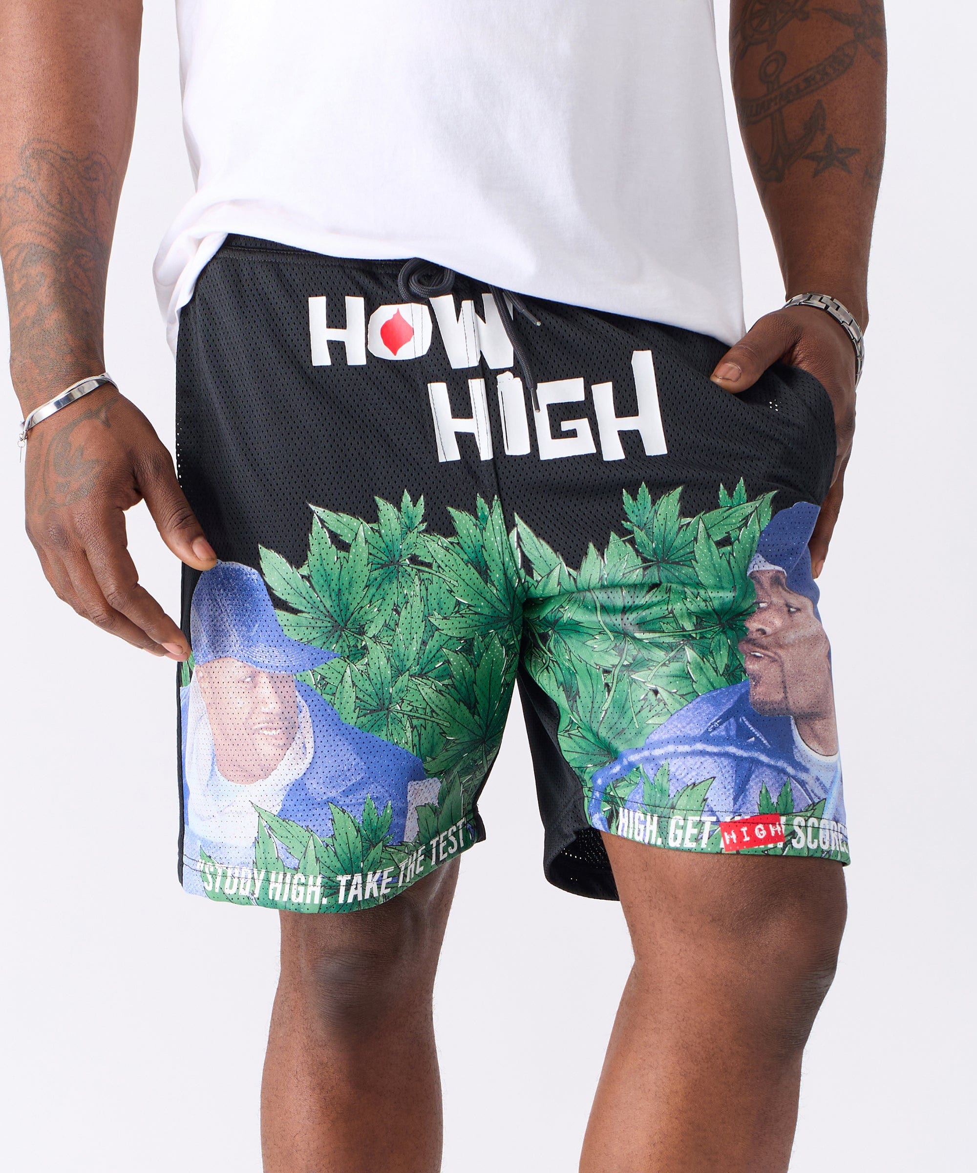 How High Mesh Short - Black