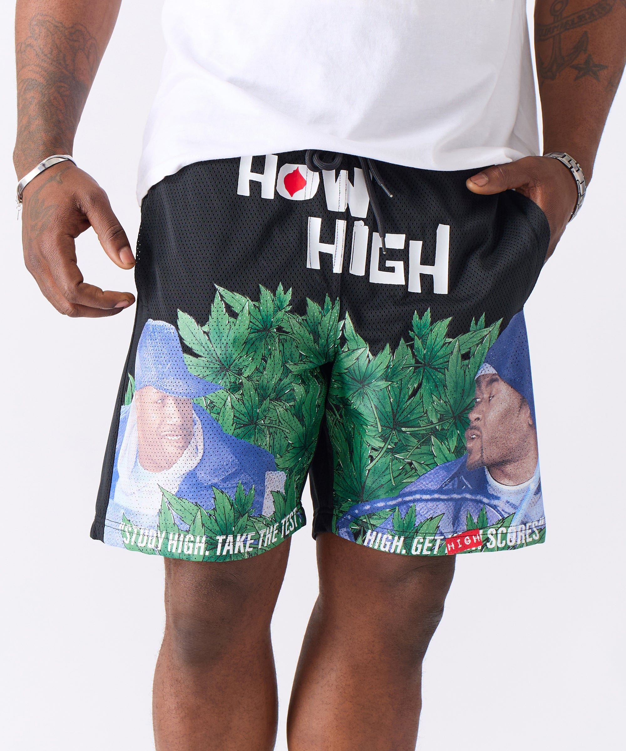 How High Mesh Short - Black