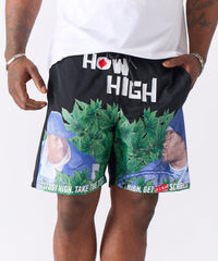 How High Mesh Short - Black