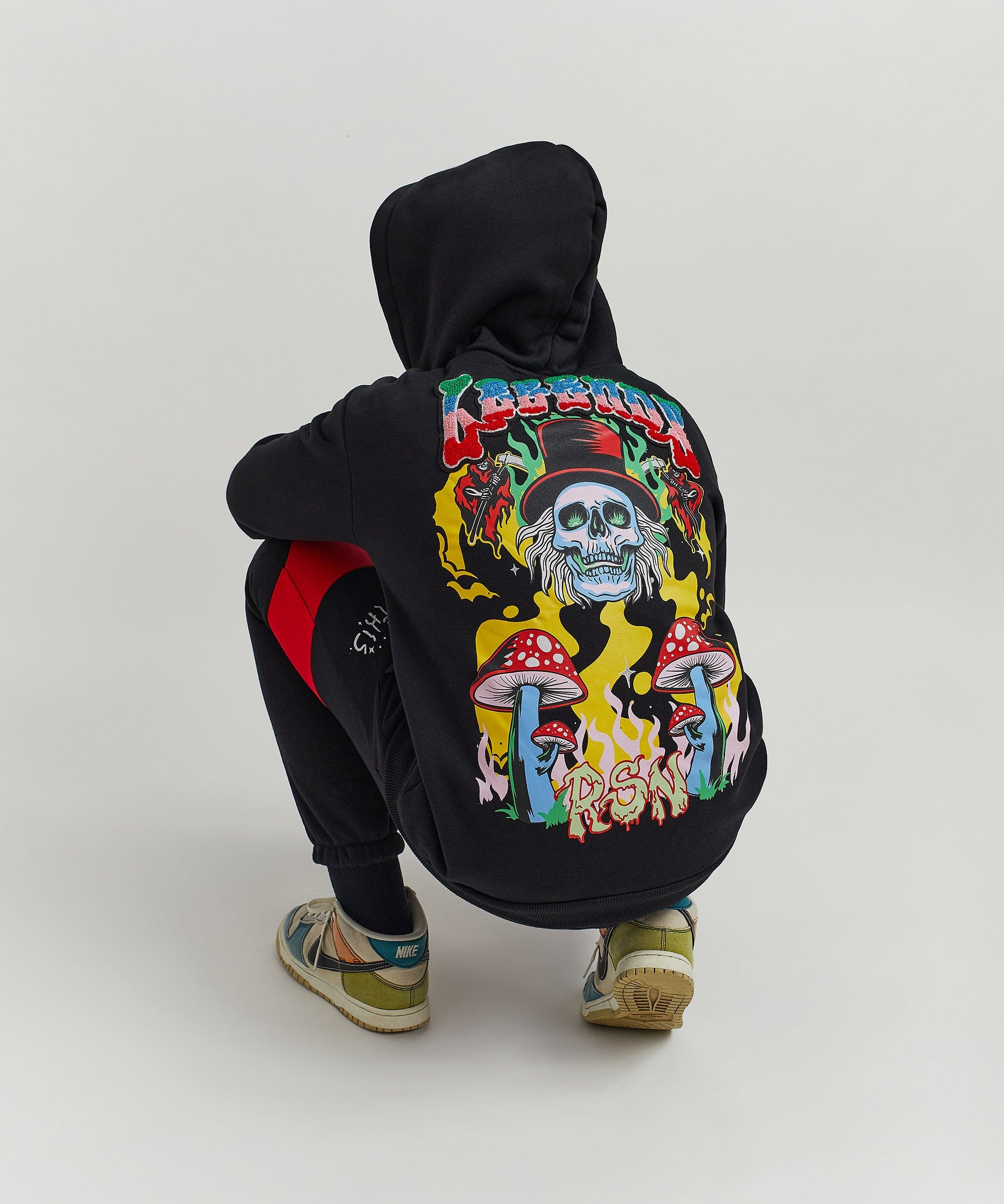 Kids True To This Back Print Hoodie