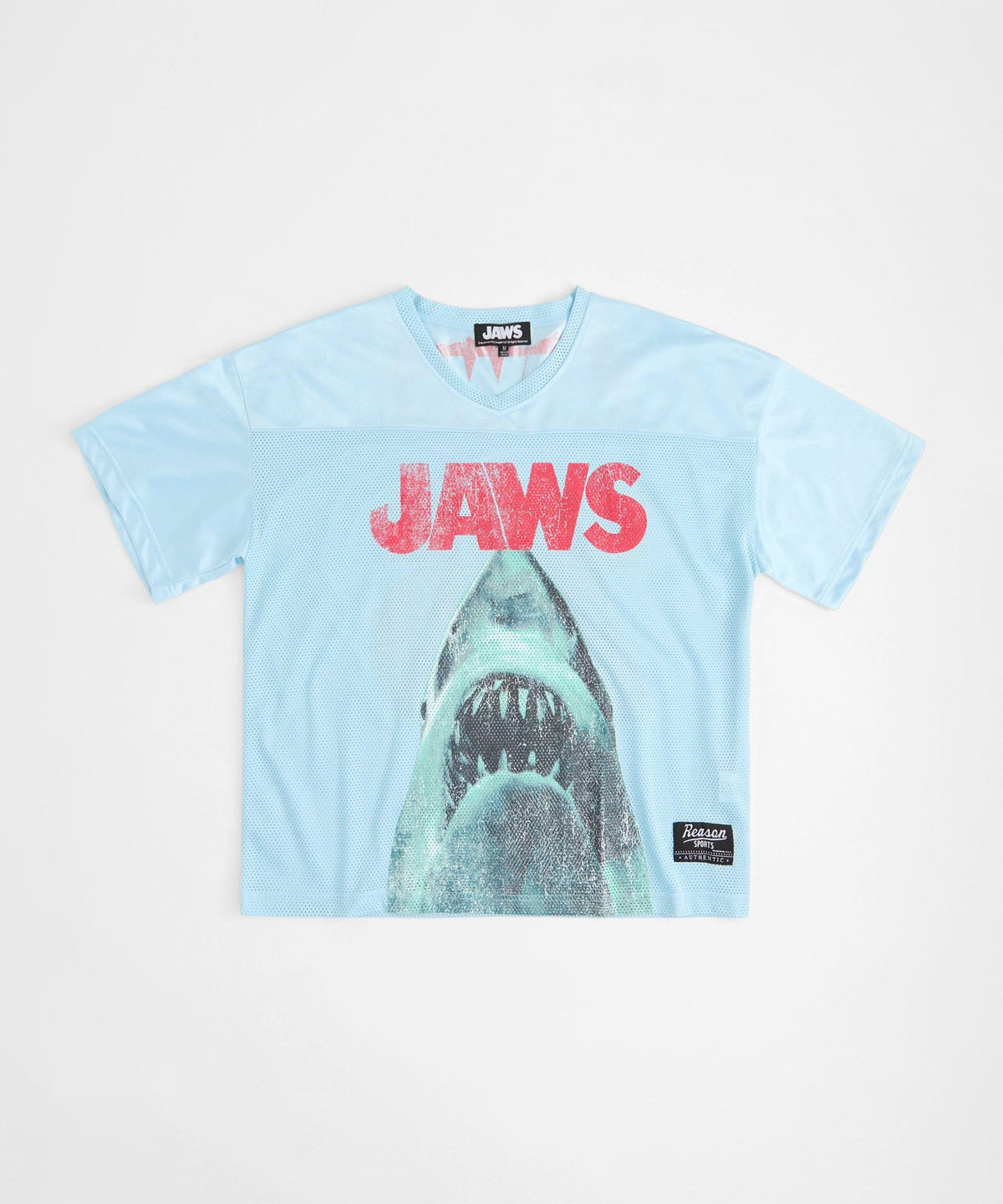 Jaws Football Jersey - Light Blue