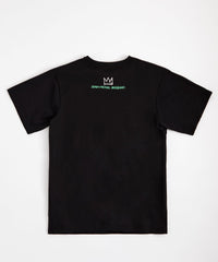 Kids Basquiat Warhol Self Portrait Short Sleeve Tee - Black