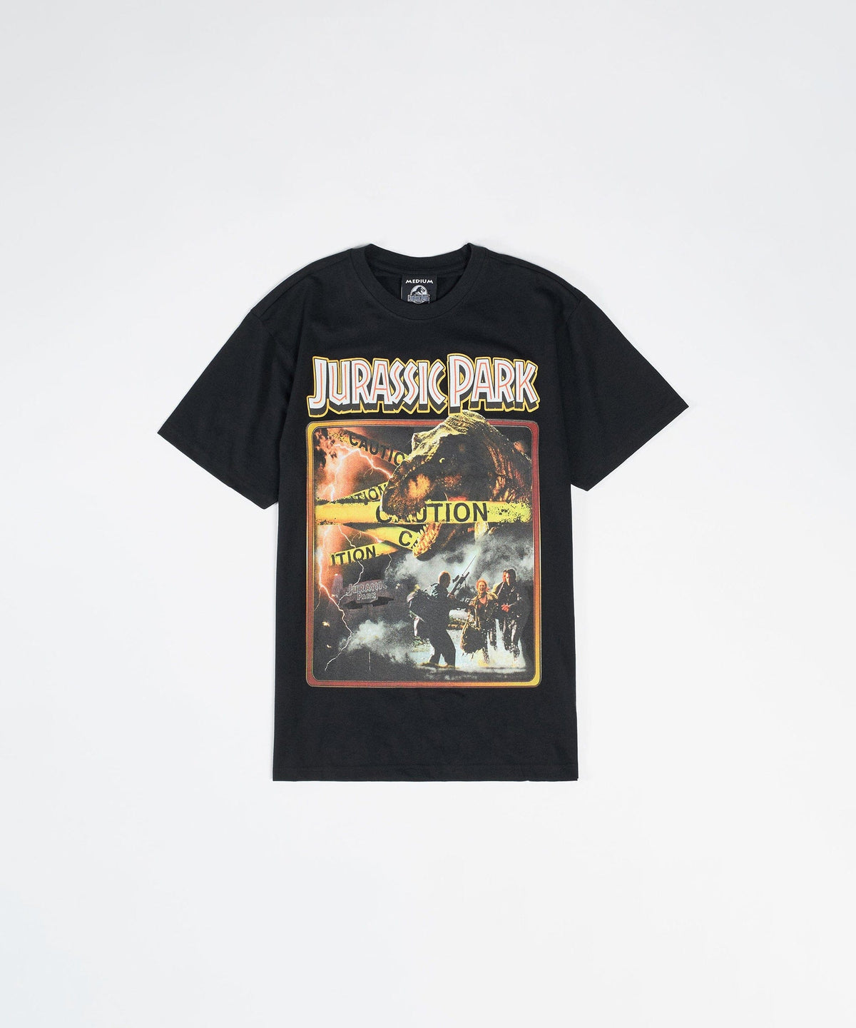 Jurassic Park Cover Short Sleeve Tee - Black