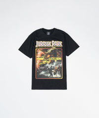 Jurassic Park Cover Short Sleeve Tee - Black
