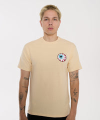 Mishka Embroidered Keep Watch Short Sleeve Tee - Khaki