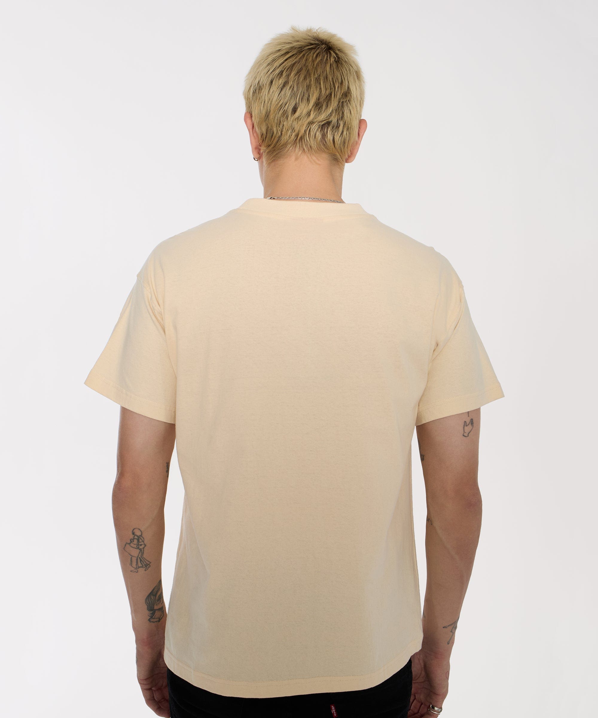 Mishka Embroidered Keep Watch Short Sleeve Tee - Khaki